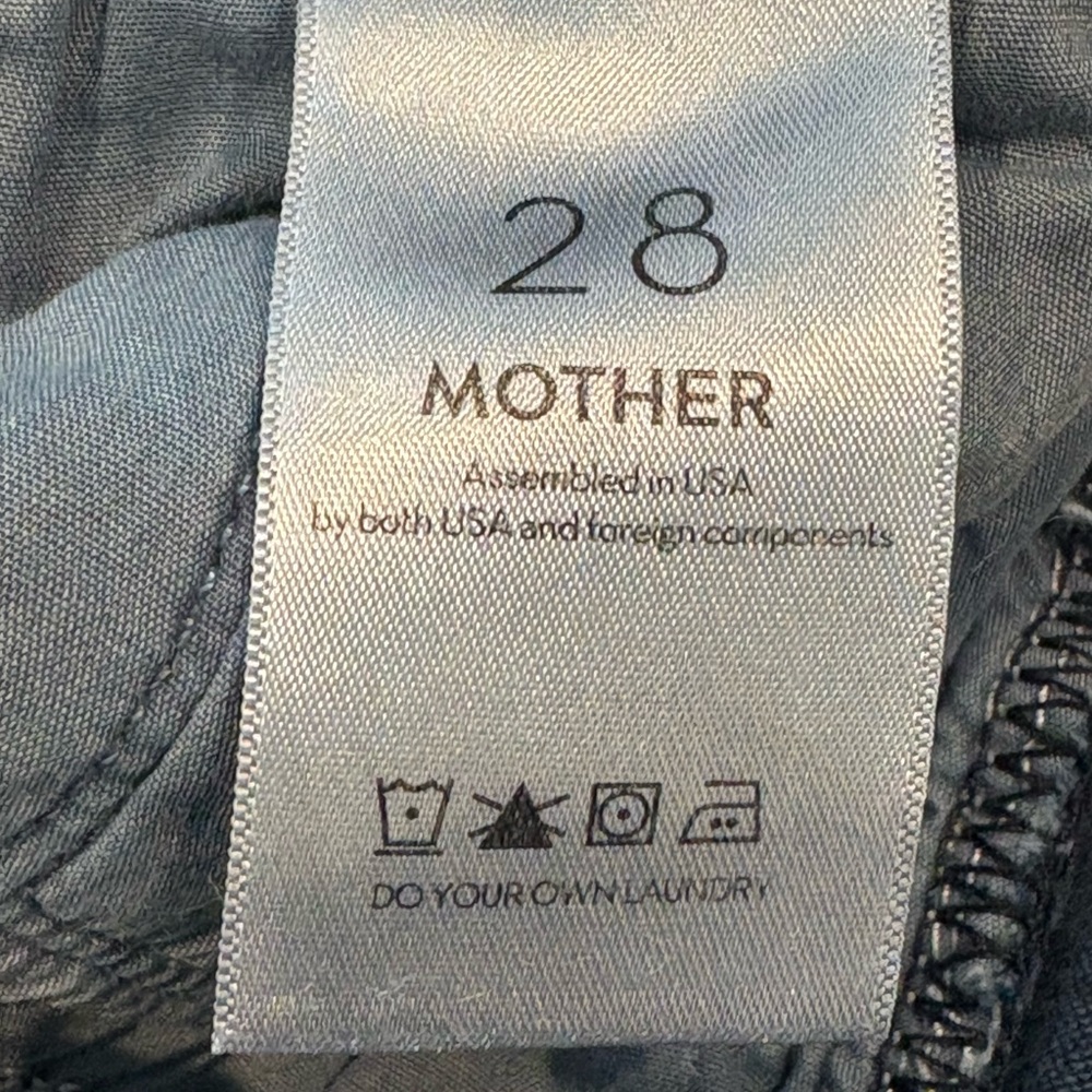 MOTHER The PIXIE WEEKENDER in Night Tripper Wash Size 28 - Picture 7 of 8